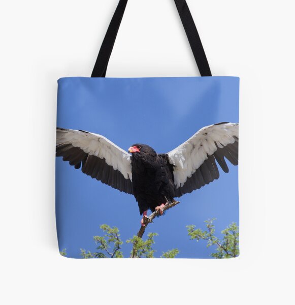 Bateleur stretches its wings All Over Print Tote Bag