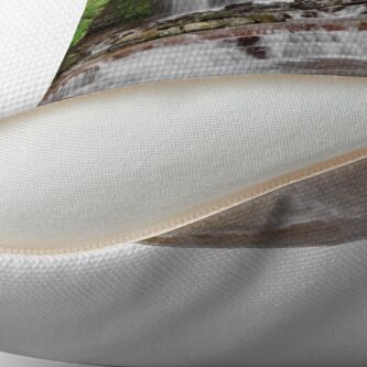 Alternate view of Liffey Falls, Tasmania Throw Pillow