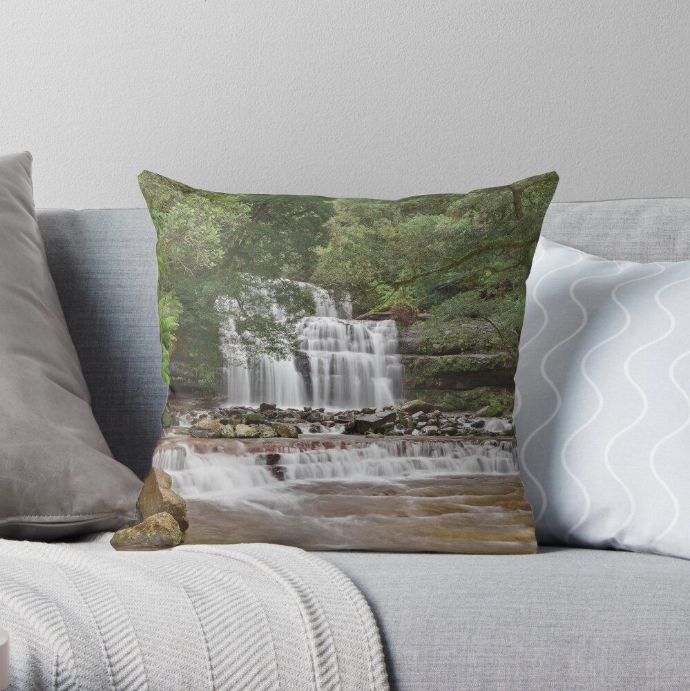 Liffey Falls, Tasmania Throw Pillow