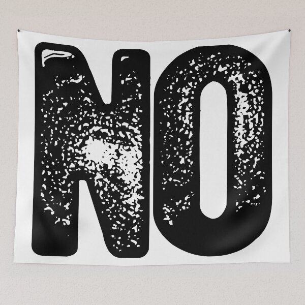 Item preview, NO (monochrome) designed and sold by mewkitsu.