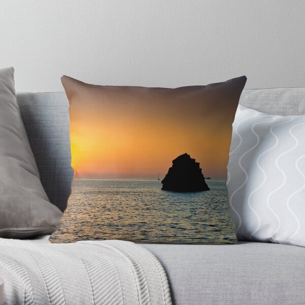 Isole al tramonto Throw Pillow