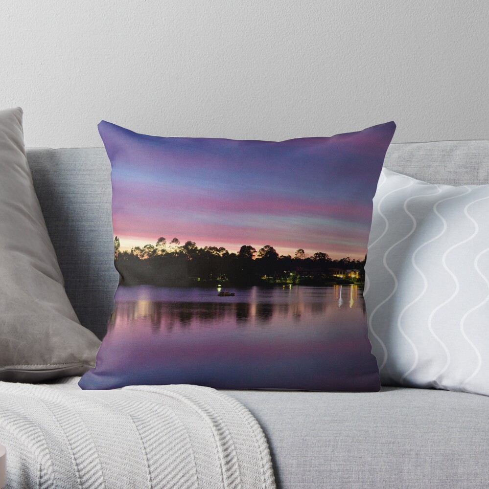 Natures Light Show Throw Pillow