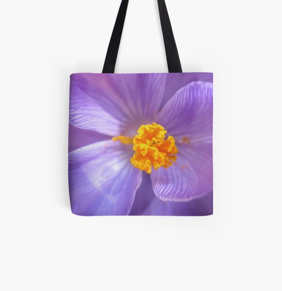 Crocus All Over Print Tote Bag