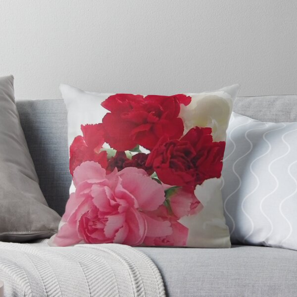 Item preview, Red & Pink Carnations designed and sold by Dawn (Paris) Gillies.