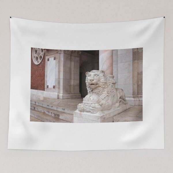 Item preview, lion statue Cathedral of Our Lady of Hungary entrance Szeged  designed and sold by goceris.