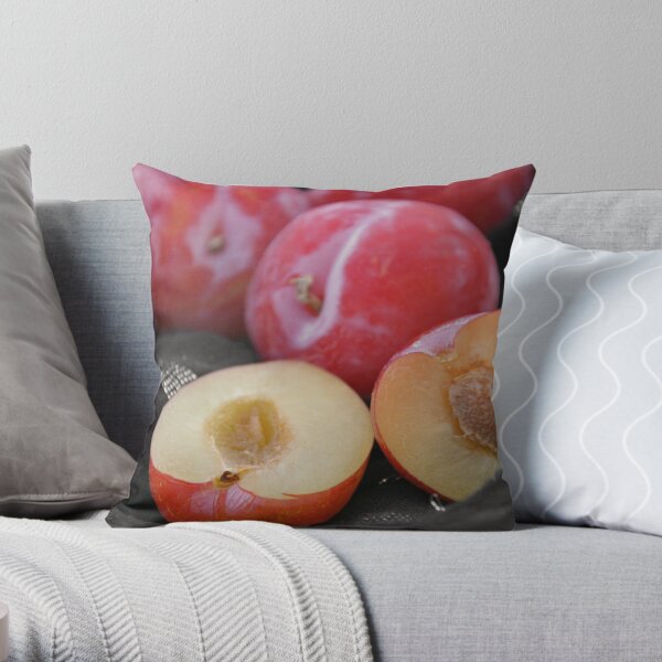 Plums Throw Pillow