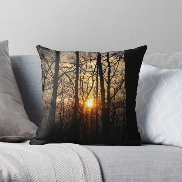 Appalachian Sunset Throw Pillow