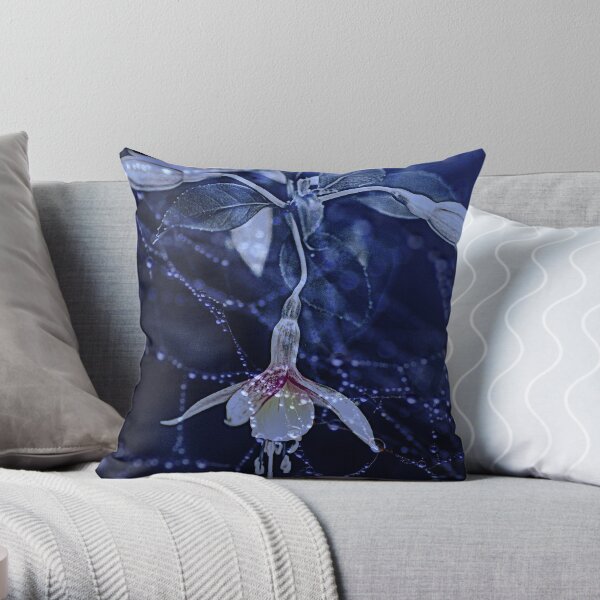 Denim And Lace.... Throw Pillow