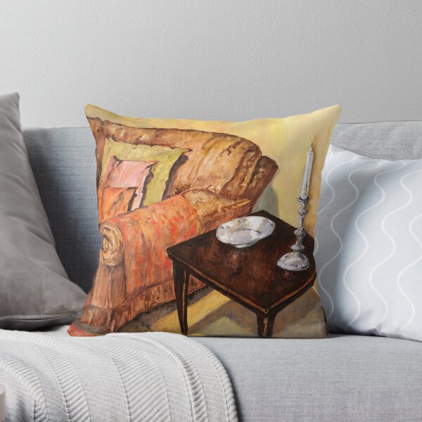 A Corner of my Lounge Throw Pillow