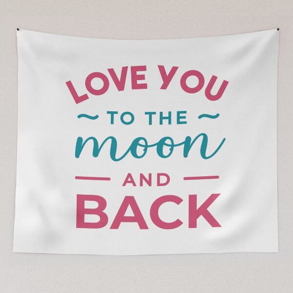Item preview, I love you to the moon and back designed and sold by KleinJenny.