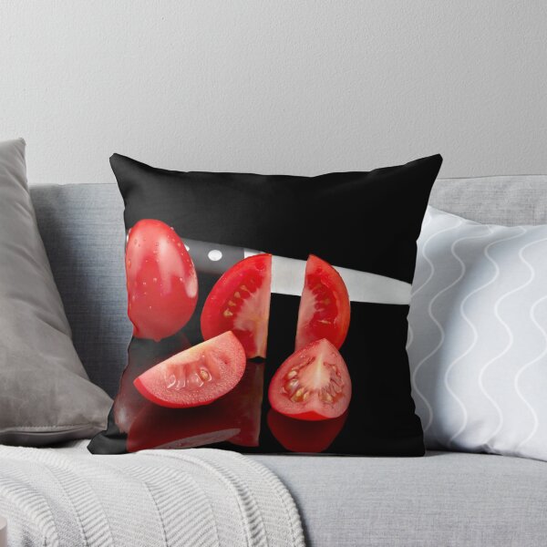 Aperçu de l'œuvre Fresh tomatoes and knife créée et vendue par Gert Lavsen.
