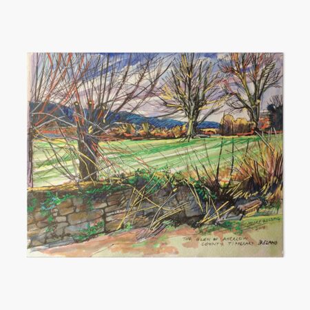 Winter in the Glen of Aherlow, Tipperary, Ireland Art Board Print