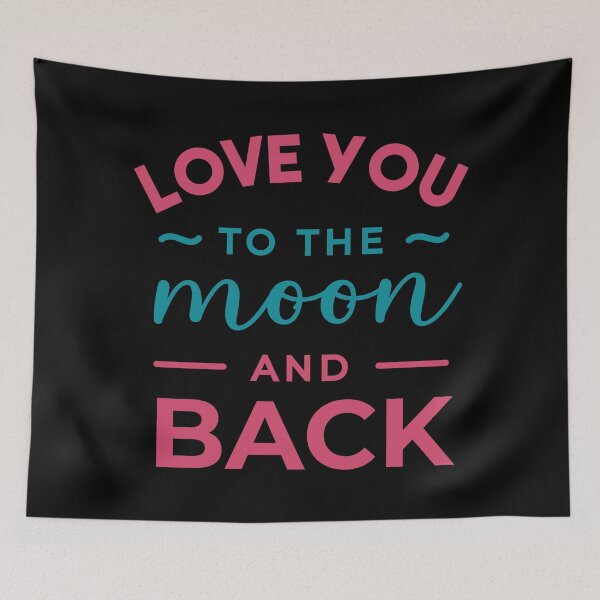 Item preview, I love you to the moon and back designed and sold by KleinJenny.