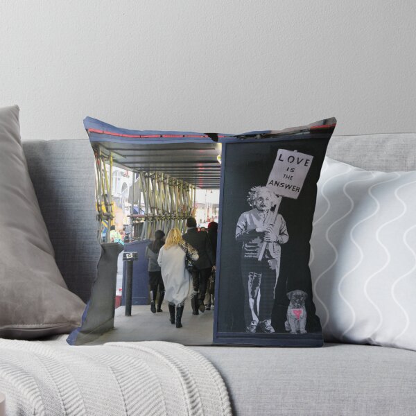 Item preview, Einstein, street art, banksy, love is the answer  designed and sold by Jason J. Gleeson.