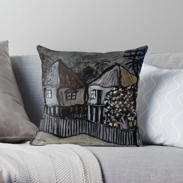 east brisbane houses Throw Pillow