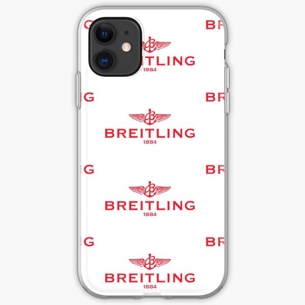 Breitling Red Logo iPhone Soft Case