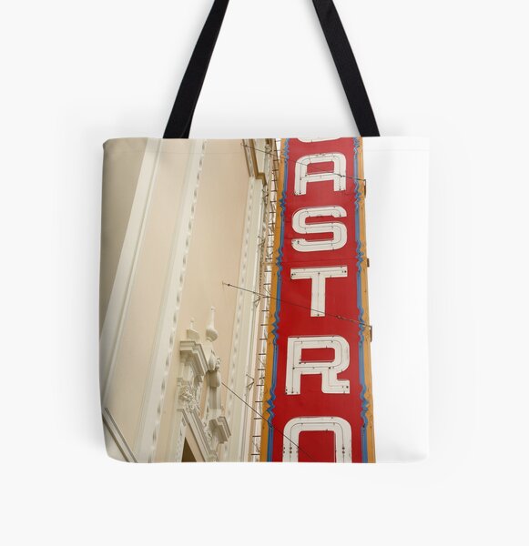 Castro sign All Over Print Tote Bag