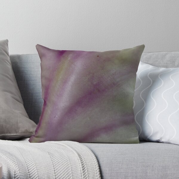watercolour veins Throw Pillow