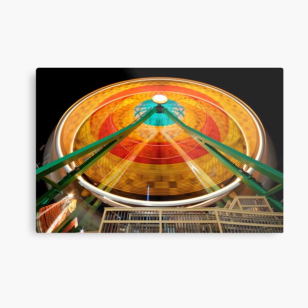 Round and Round Metal Print