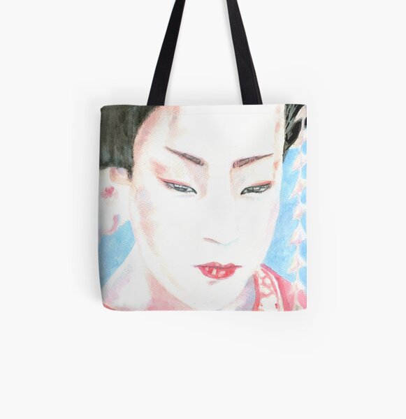 Summer Geisha All Over Print Tote Bag