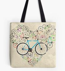 I Love My Bike Tote Bag