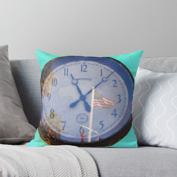 Item preview, seaside mirror clock designed and sold by Matt Goldberg.