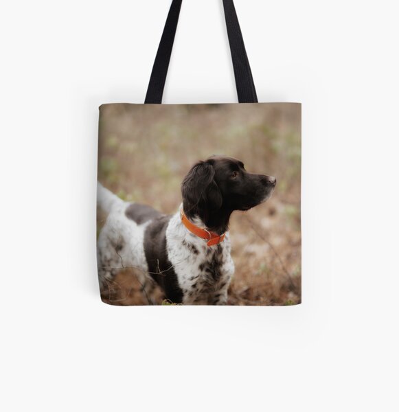 Kleiner Münsterländer - Amsel All Over Print Tote Bag