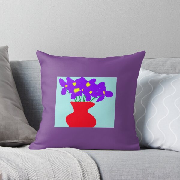 Item preview, violets in a vase expressive strokes designed and sold by YodaWars.