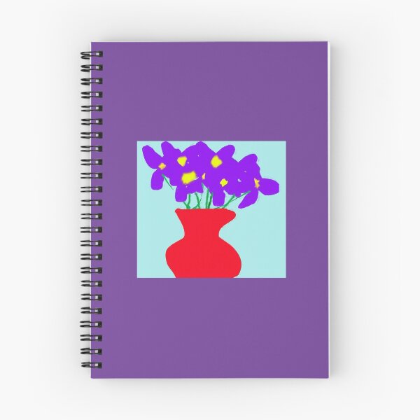 Item preview, violets in a vase expressive strokes designed and sold by YodaWars.