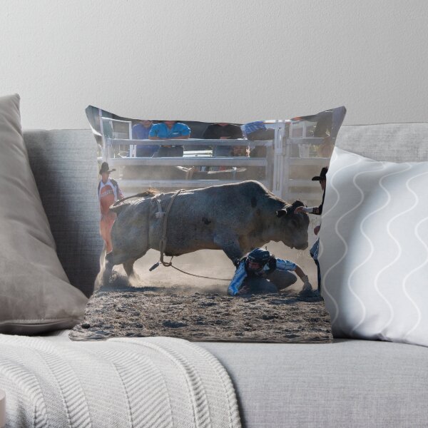 Moruya Rodeo New Years Day 2012 Throw Pillow