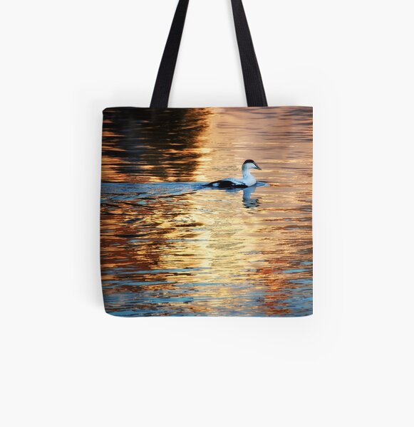 Common Eider All Over Print Tote Bag