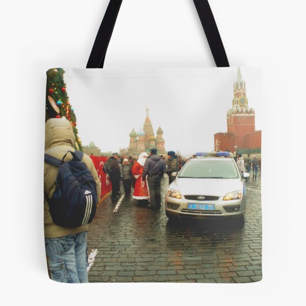 Item preview, Santa Imposter Busted in Red Square designed and sold by Jon Ayres.