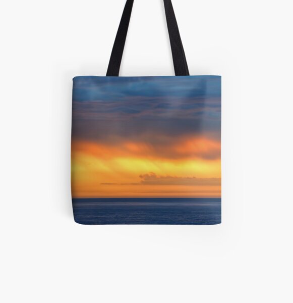 Golden Rain All Over Print Tote Bag