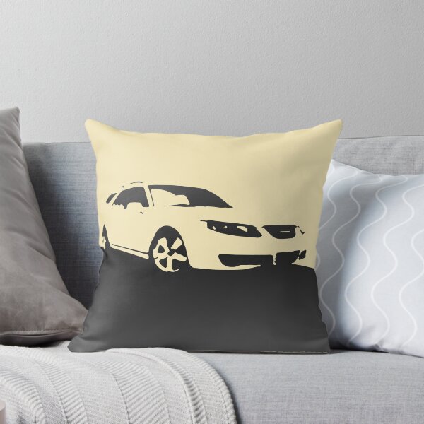 Item preview, Saab 9-5, 2006 front - Black on cream designed and sold by uncannydrive.