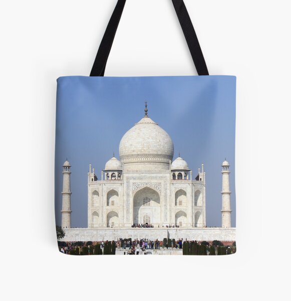 The Taj Mahal - 7 Wonders of the World All Over Print Tote Bag
