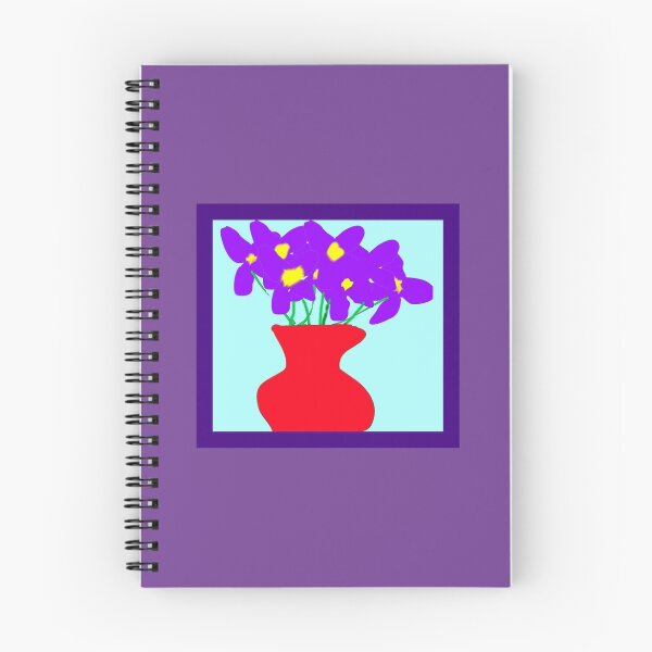 Item preview, violets in a vase framed designed and sold by YodaWars.