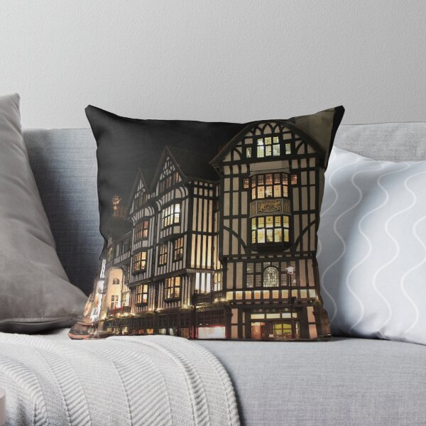 Old Architecture at London Throw Pillow