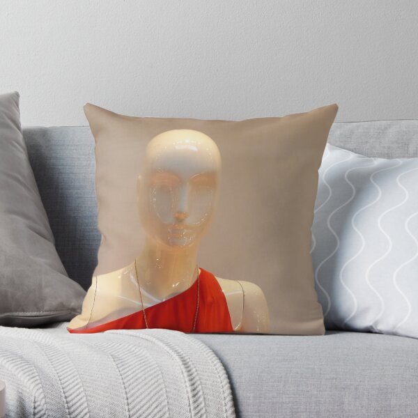 Manekeen B Throw Pillow