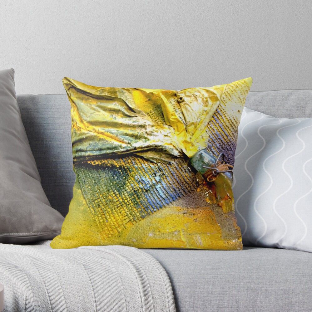 Broken Glass I Throw Pillow