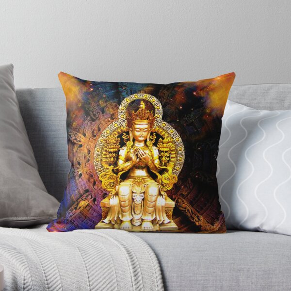 Maitreya III Throw Pillow