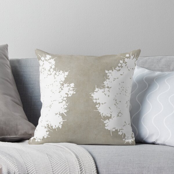 Item preview, Queen Anne's Lace in Gray & White designed and sold by Elle Campbell.