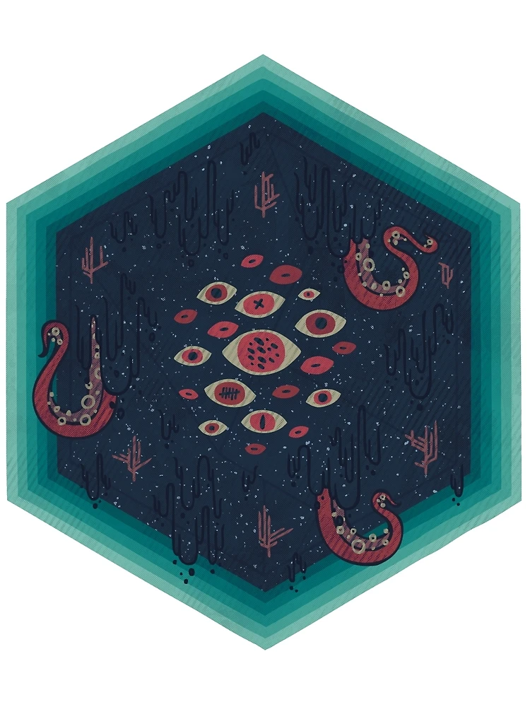 Thumbnail 3 of 3, Scarf, Hex designed and sold by Hector Mansilla.