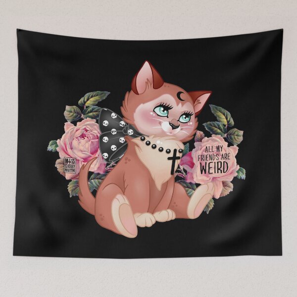 Item preview, All my Friends are Weird designed and sold by Rose Demon.
