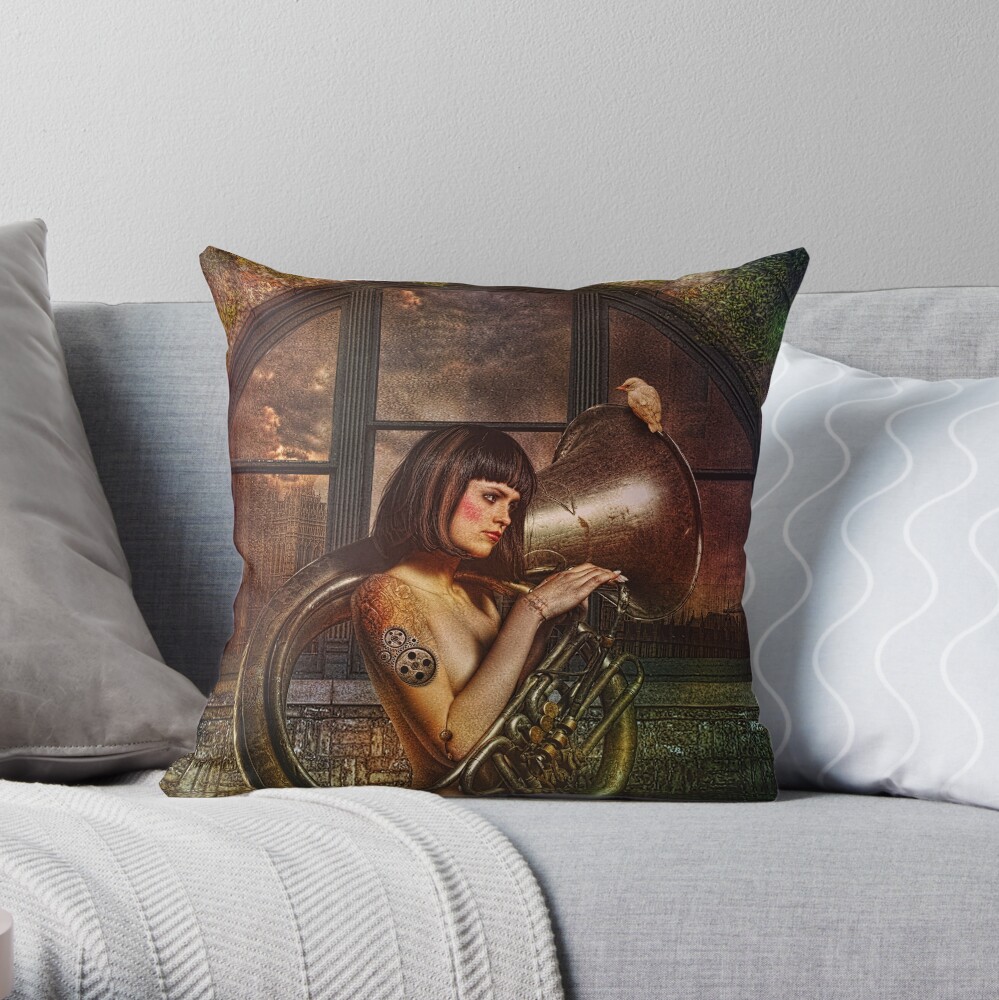 Item preview, Throw Pillow designed and sold by autumnsgoddess.