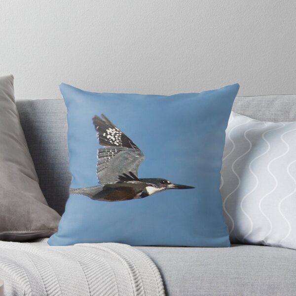 Item preview,  Belted Kingfisher In Mid Flight designed and sold by Kathy Baccari.