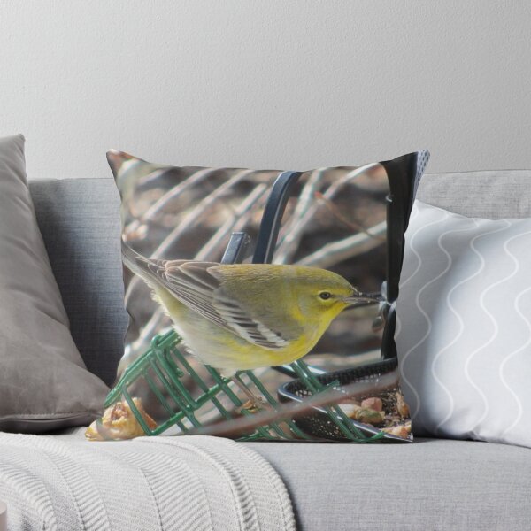 Item preview, Pine Warbler Outside Window designed and sold by GreyFeather.