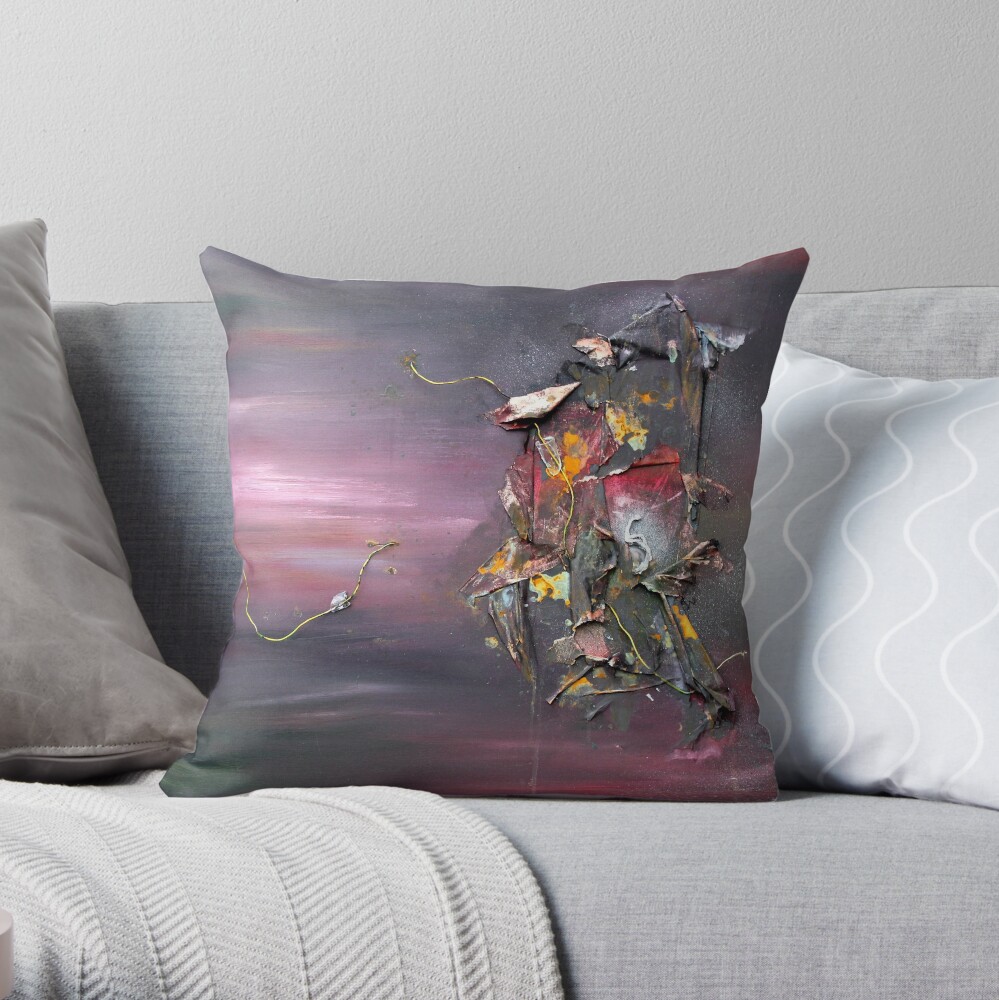 Unplugged Throw Pillow
