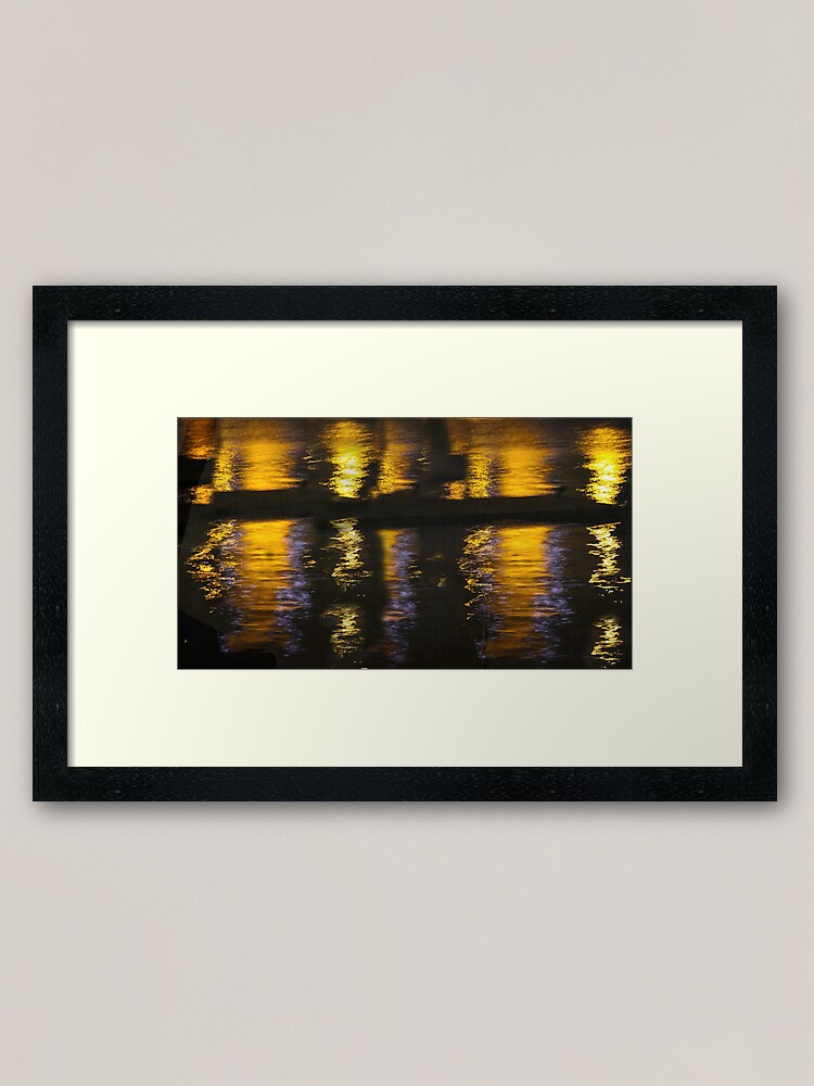 Thumbnail 1 of 7, Framed Art Print, Writing on the Water designed and sold by idnurse41.