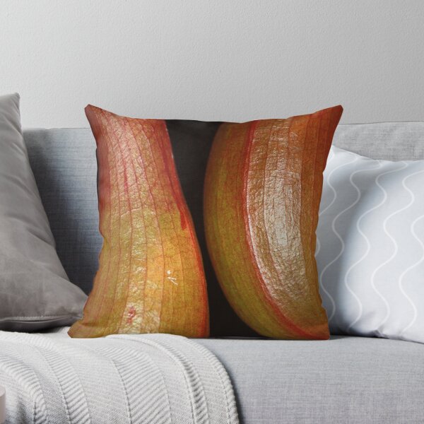 sensual curves and veins Throw Pillow