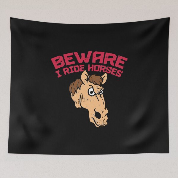 Artikelvorschau, Beware i ride Horses T-Shirt show jumping dressage entworfen und verkauft von biNutz.